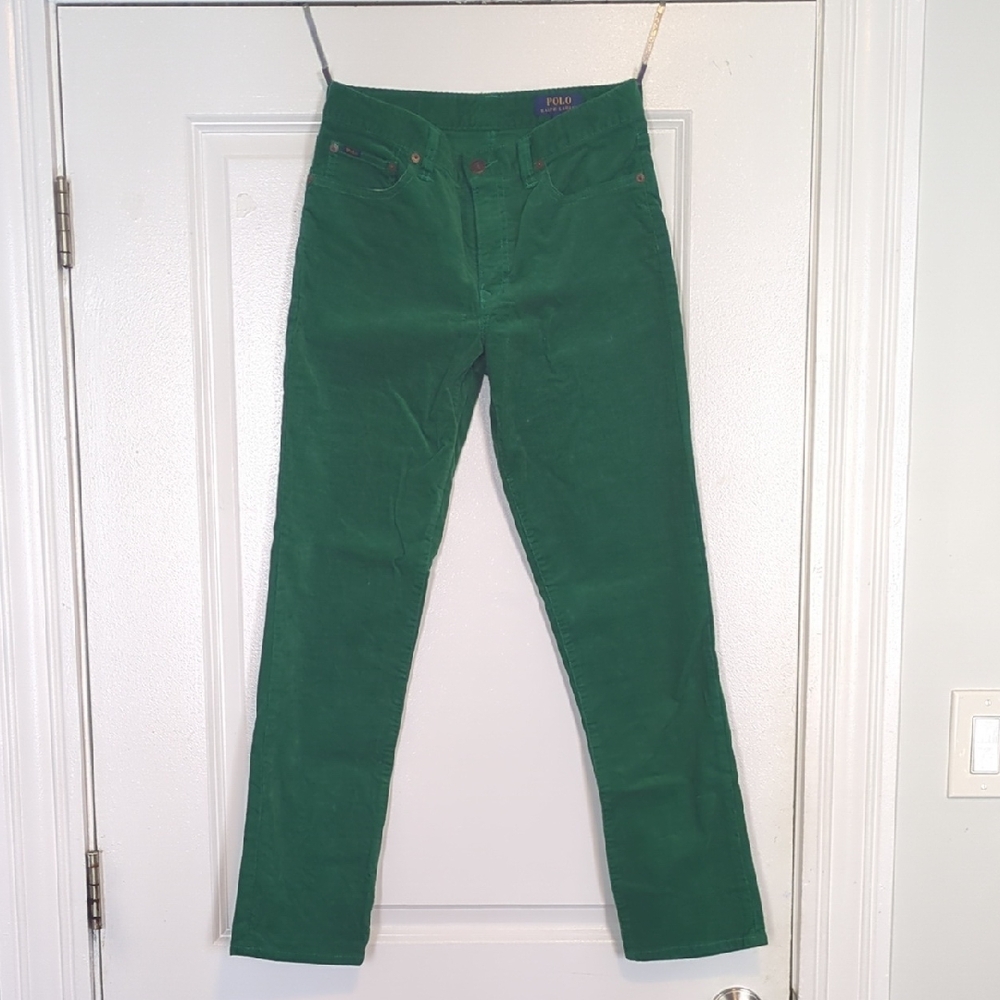 Polo Ralph Lauren Green Corduroy Pants Size 16